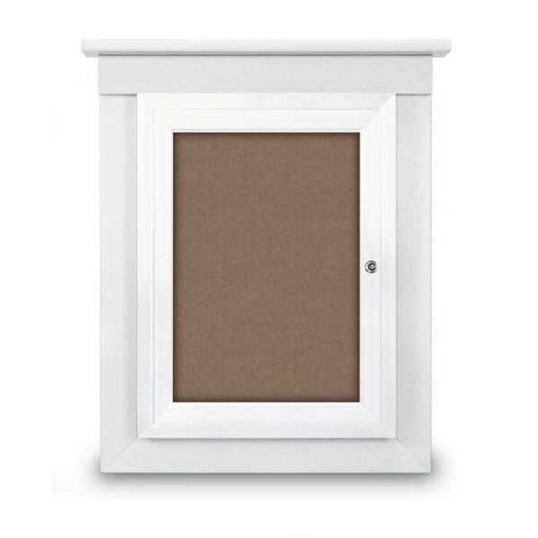 Sliding Glass Enclosed Letterboard, 72"x4, UV9008ACS-BLACK-BARBLU